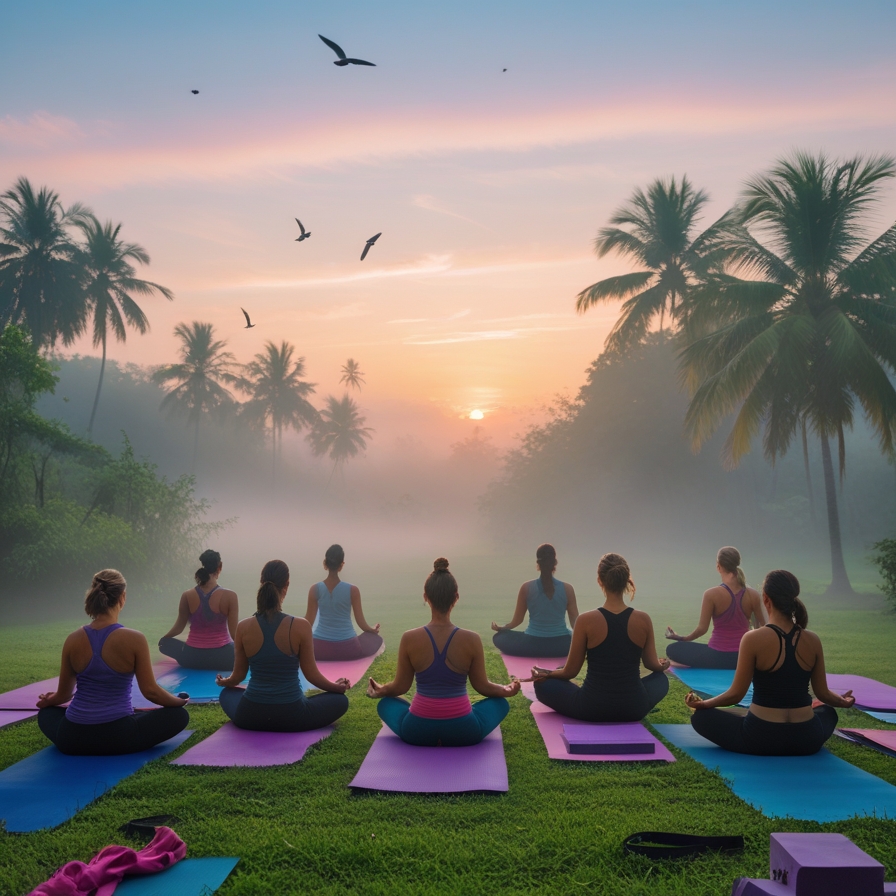 Yoga at Glitzaroo